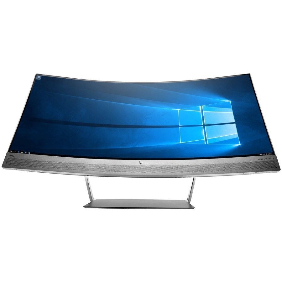 HP Business S340c 86.4 cm (34") UW-QHD Curved Screen WLED LCD Monitor - 21:9 - Black, Silver