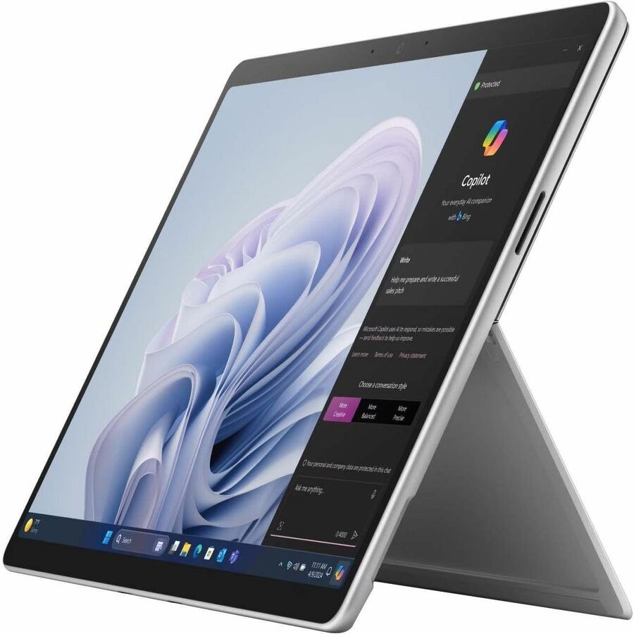 Microsoft Surface Pro 10 Tablet - 13" - vPro Technology - 8 GB - 256 GB SSD - Windows 11 Pro - 5G - Platinum