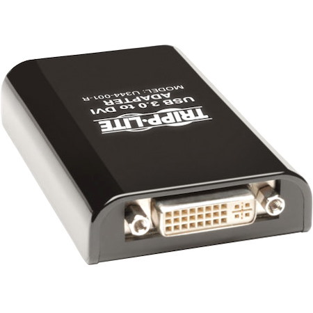 Tripp Lite by Eaton USB to DVI Dual-Display External Video Graphics Card Adapter - USB 3.2 Gen 1, VGA Adapter, 512 MB SDRAM, 1080p