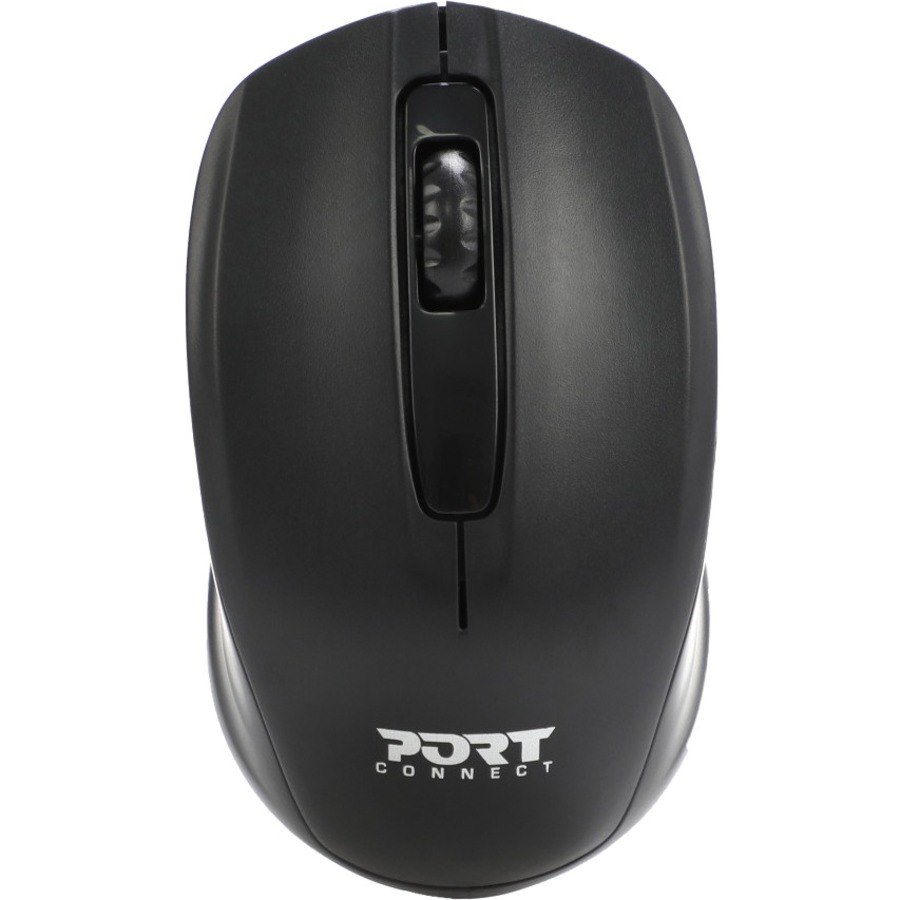 Port Connect Office Mouse - Radio Frequency - USB - Optical - 3 Button(s) - 1