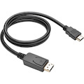 Eaton Tripp Lite Series DisplayPort 1.2 to HDMI Adapter Cable (DP with Latches to HDMI M/M), 4K, 3 ft. (0.9 m)