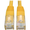 Eaton Tripp Lite Series Cat6 Gigabit Molded (UTP) Ethernet Cable (RJ45 M/M), PoE, Yellow, 50 ft. (15.24 m)