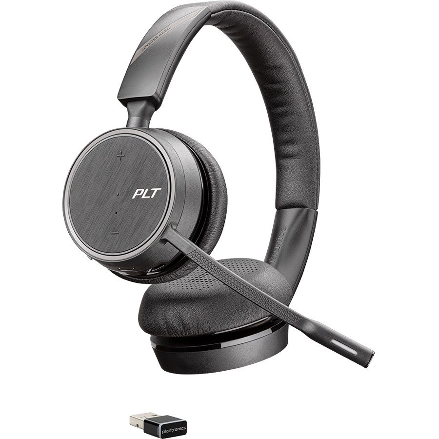 Plantronics Voyager 4200 Office and UC B4220 USB-A Wireless Over-the-head Stereo Headset - TAA Compliant