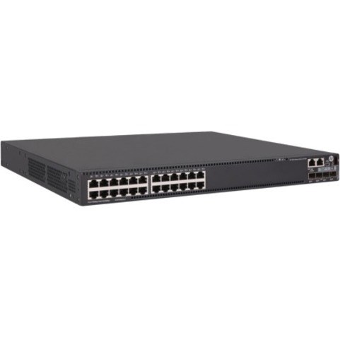 HPE FlexNetwork 5510 HI 5510 24G PoE+ 4SFP+ HI 1-slot 24 Ports Manageable Layer 3 Switch - 10 Gigabit Ethernet, Gigabit Ethernet - 10/100/1000Base-T, 10GBase-X - Refurbished