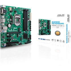 Asus Prime Q370M-C/CSM Desktop Motherboard - Intel Q370 Chipset - Socket H4 LGA-1151 - Intel Optane Memory Ready - Micro ATX