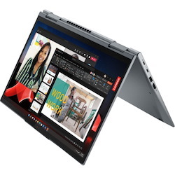 Lenovo ThinkPad X1 Yoga Gen 8 21HQ000JAU LTE 14" Touchscreen Convertible 2 in 1 Notebook - WUXGA - 1920 x 1200 - Intel Core i7 13th Gen i7-1355U Deca-core (10 Core) 1.70 GHz - Intel Evo Platform - 16 GB Total RAM - 16 GB On-board Memory - 512 GB SSD - Storm Grey