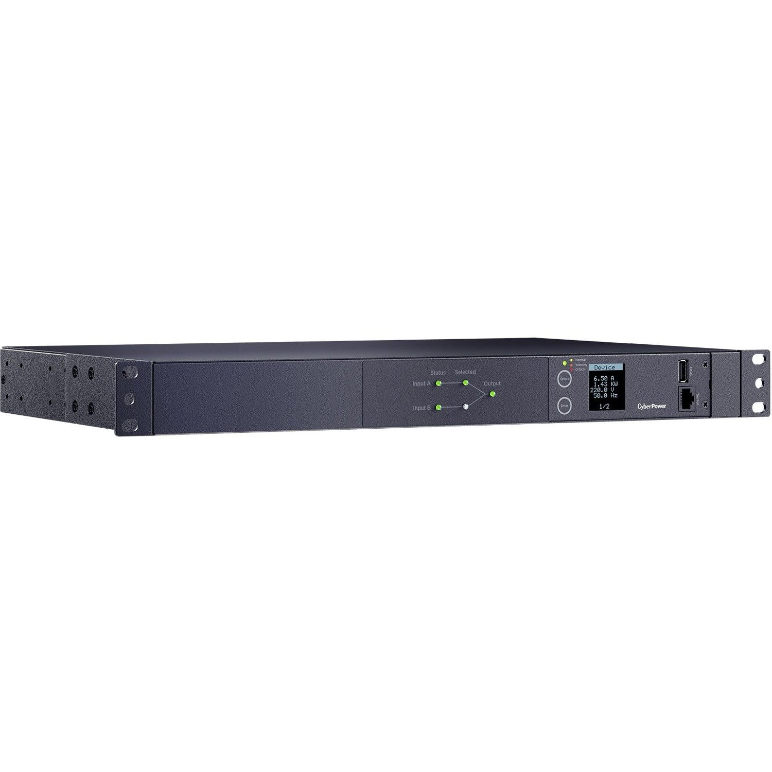 CyberPower Metered ATS PDU PDU24006 10-Outlets PDU