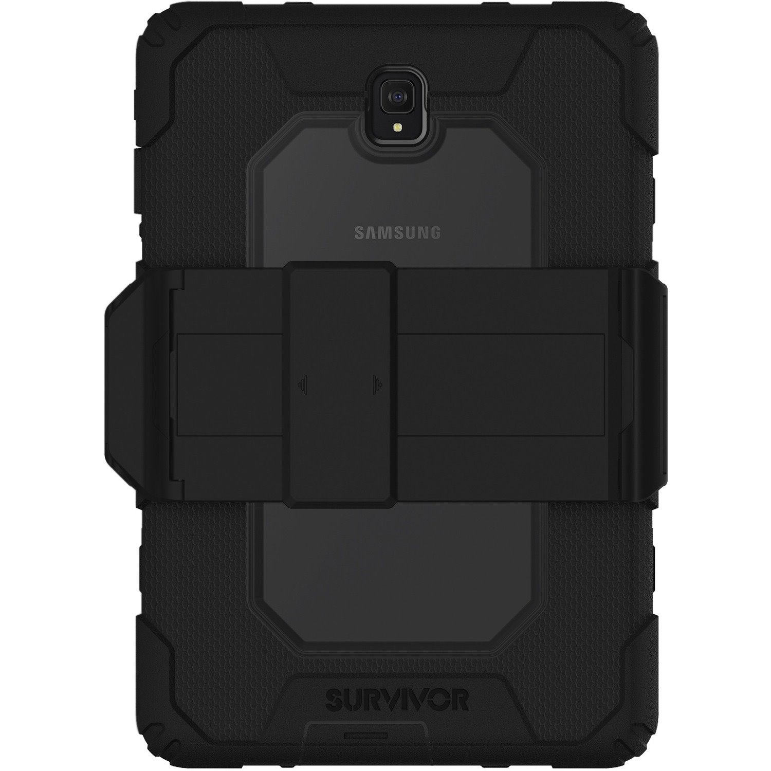 Griffin Survivor All-Terrain Case for Samsung Tablet - Texture - Black, Transparent