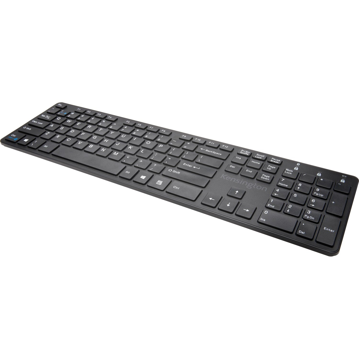 Kensington KP400 Keyboard - Wired/Wireless Connectivity - USB Interface - QWERTY Layout - Black