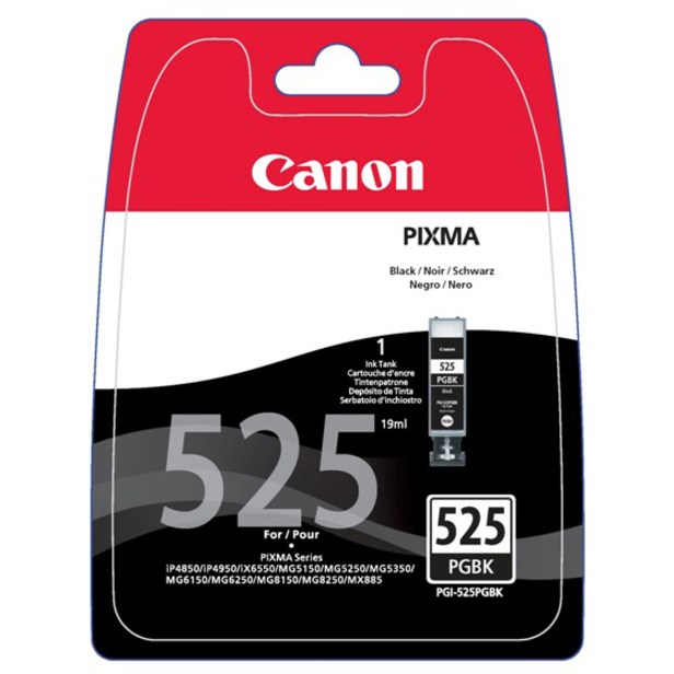 Canon PGI-525PGBK Original Inkjet Ink Cartridge - Black - 1 Pack