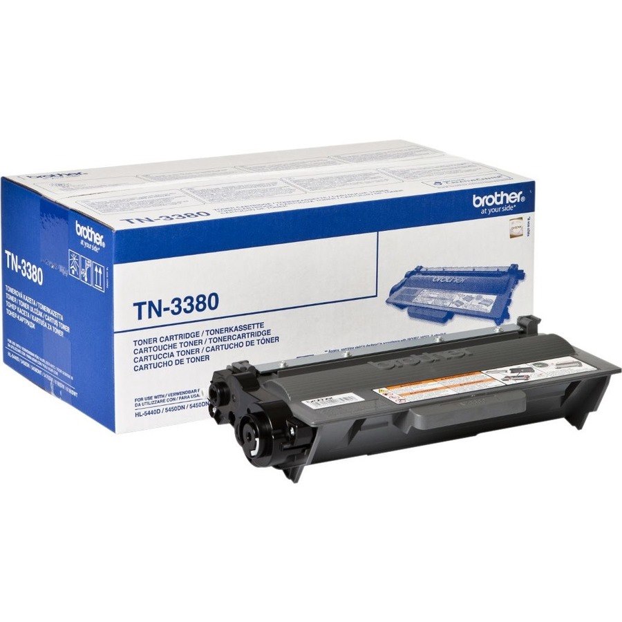 Brother TN-3380 Original High Yield Laser Toner Cartridge - Black - 1 Pack