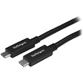 StarTech.com USB C Cable - 3 ft / 1m - USB 3.1 (10 Gbps) - 4K - USB-IF - Charge and Sync - USB Type C to Type C Cable - USB Type C Cable