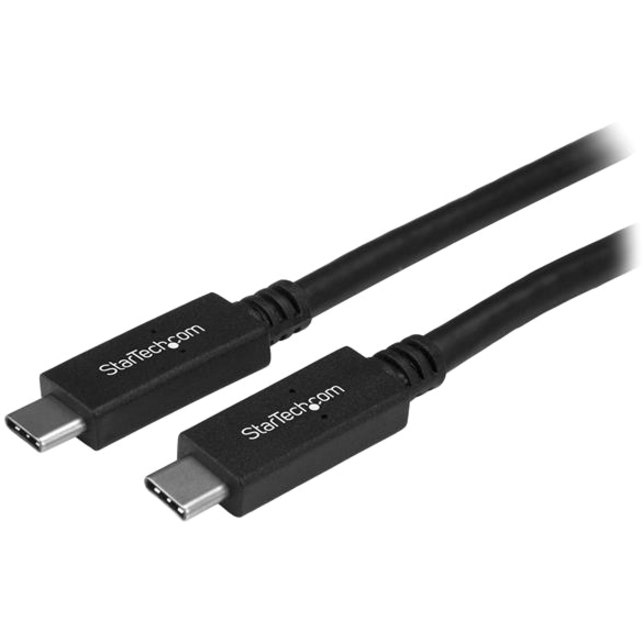 StarTech.com 2.01 m USB-C Data Transfer Cable for Chromebook, Hard Drive, Notebook, MacBook, Charger, Mobile Device, Computer, Docking Station, Monitor - 1