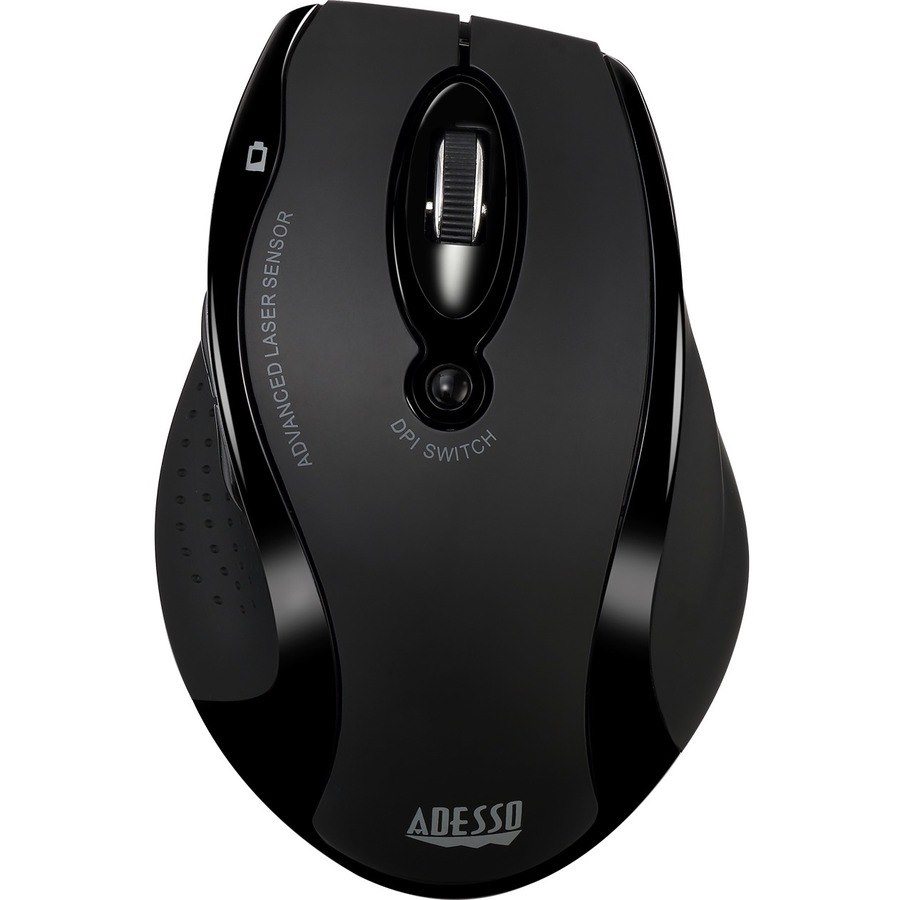 Adesso iMouse G25 Mouse - Radio Frequency - USB - Laser - Black