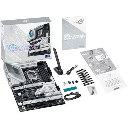 Asus Strix STRIX Z790-A GAMING WIFI D4 Gaming Desktop Motherboard - Intel Z790 Chipset - Socket LGA-1700 - ATX