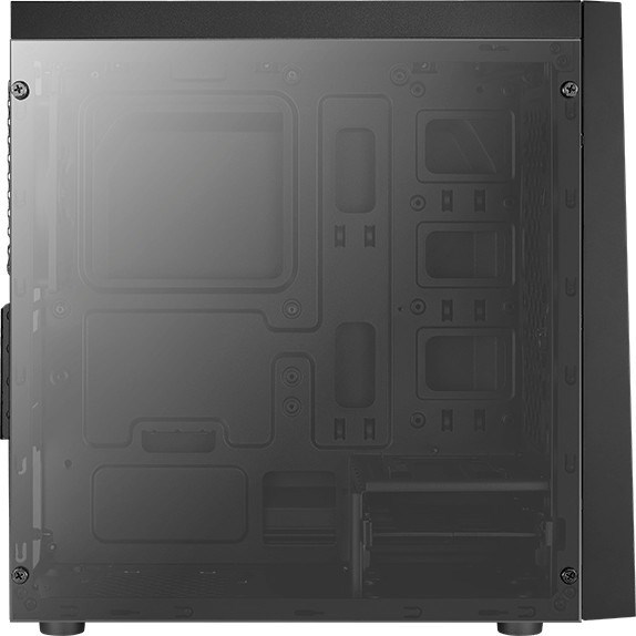 AeroCool Bolt Mini Gaming Computer Case - Micro ATX, Mini ITX Motherboard Supported - Mini-tower - Steel, Tempered Glass - Black