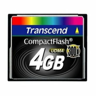Transcend 4GB CompactFlash Card - 300x