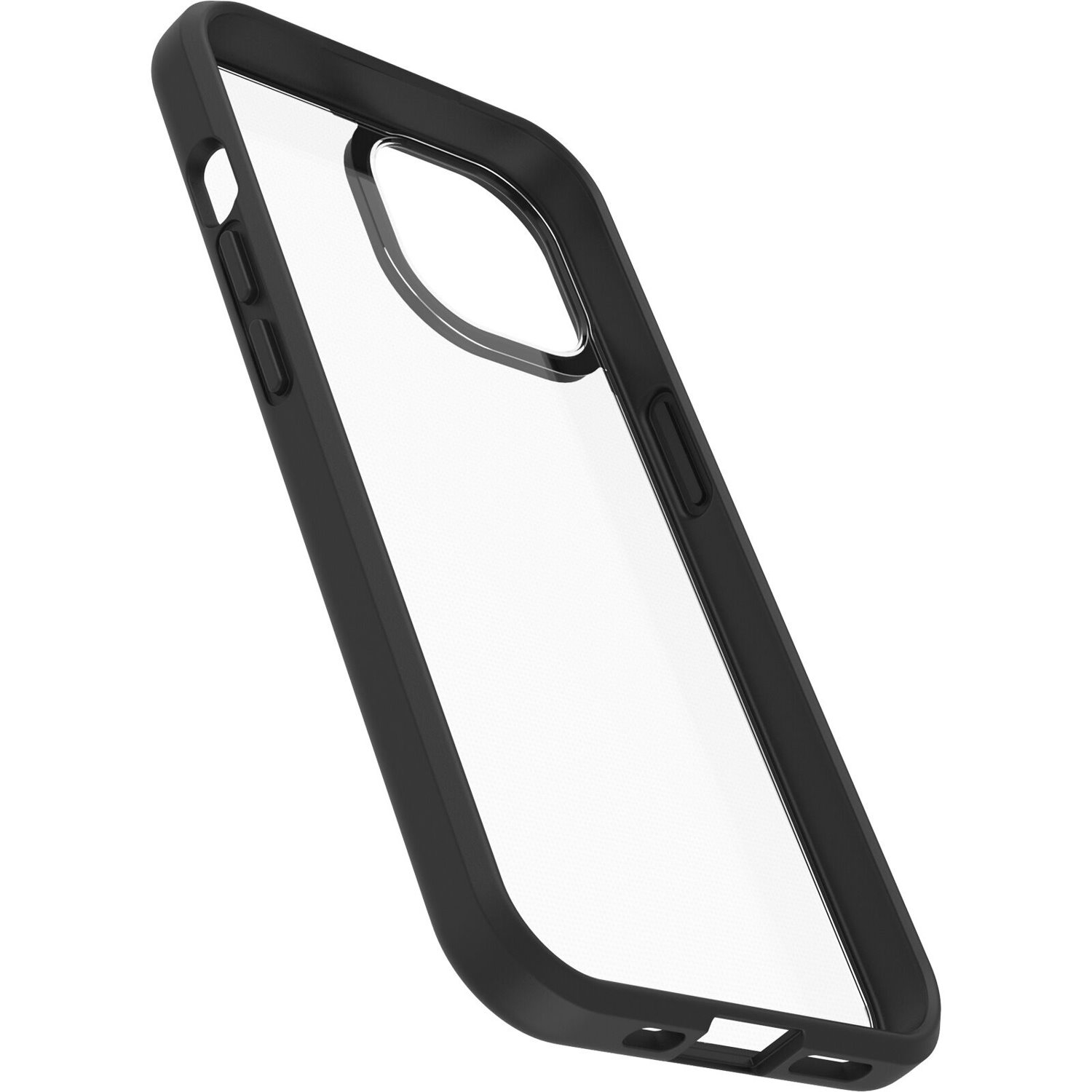 OtterBox React Case for Apple iPhone 14 Smartphone - Black Crystal (Clear/Black)