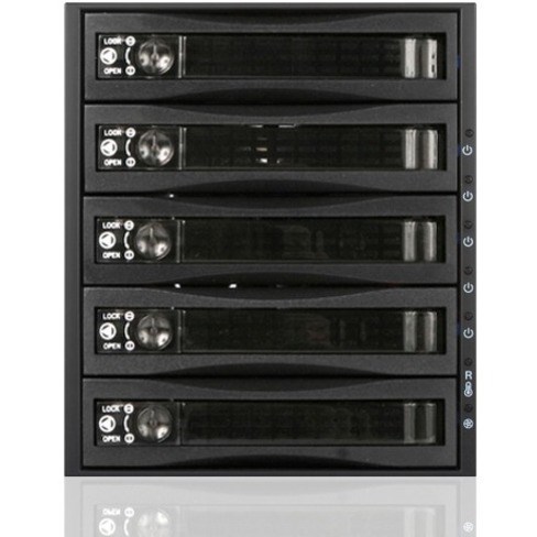 iStarUSA BPU-350HD Drive Enclosure for 5.25" - Serial ATA/600 Host Interface Internal - Black