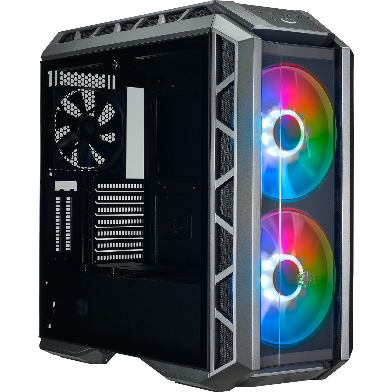 Cooler Master MasterCase MCM-H500P-MGNN-S01 Computer Case - Mini ITX, Micro ATX, ATX Motherboard Supported - Mid-tower - Steel, Plastic, Mesh, Tempered Glass - Gunmetal Black