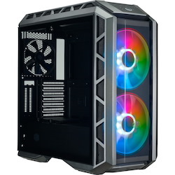 Cooler Master MasterCase MCM-H500P-MGNN-S01 Computer Case - Mini ITX, Micro ATX, ATX Motherboard Supported - Mid-tower - Steel, Plastic, Mesh, Tempered Glass - Gunmetal Black