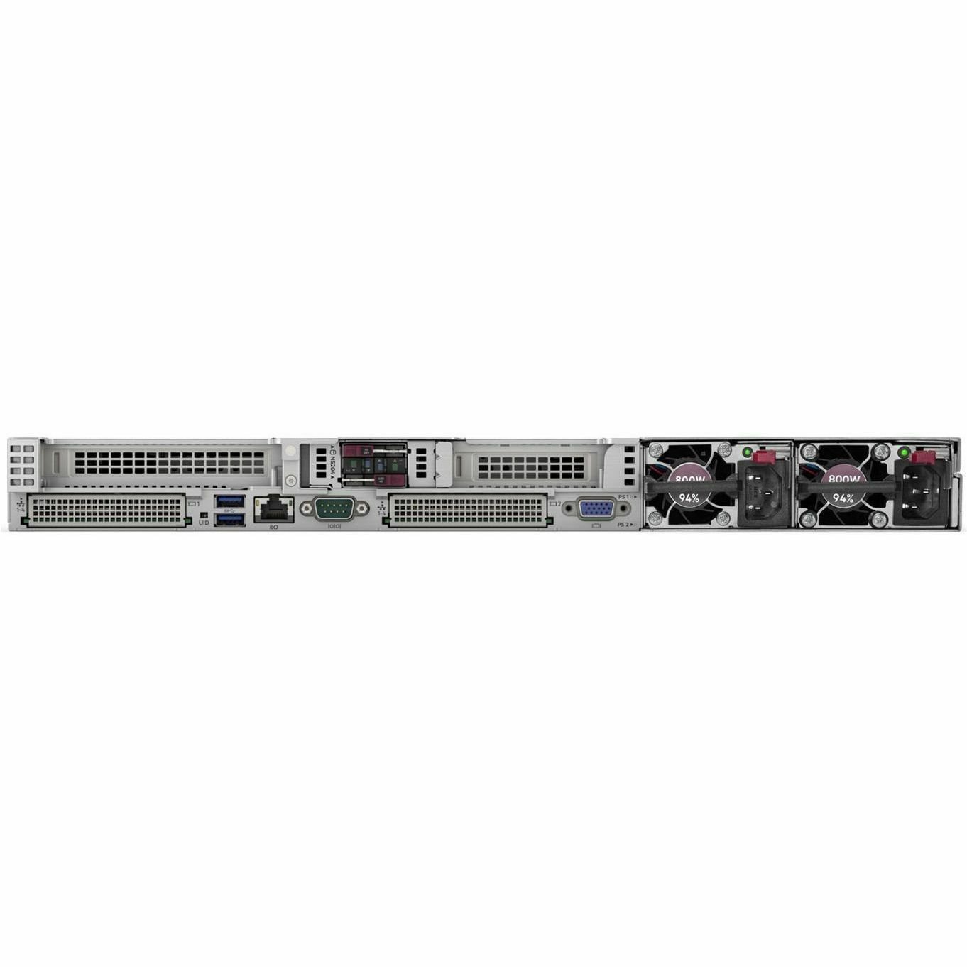 HPE ProLiant DL360 Gen11 1U Rack Server - 1 x Intel Xeon Gold 6530 2.1 GHz - 128 GB RAM - NVMe Controller - Smart Choice