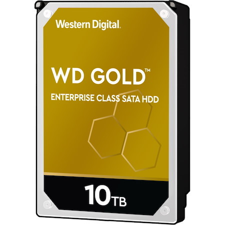 WD Gold WD102KRYZ 10 TB Hard Drive - 3.5" Internal - SATA (SATA/600)