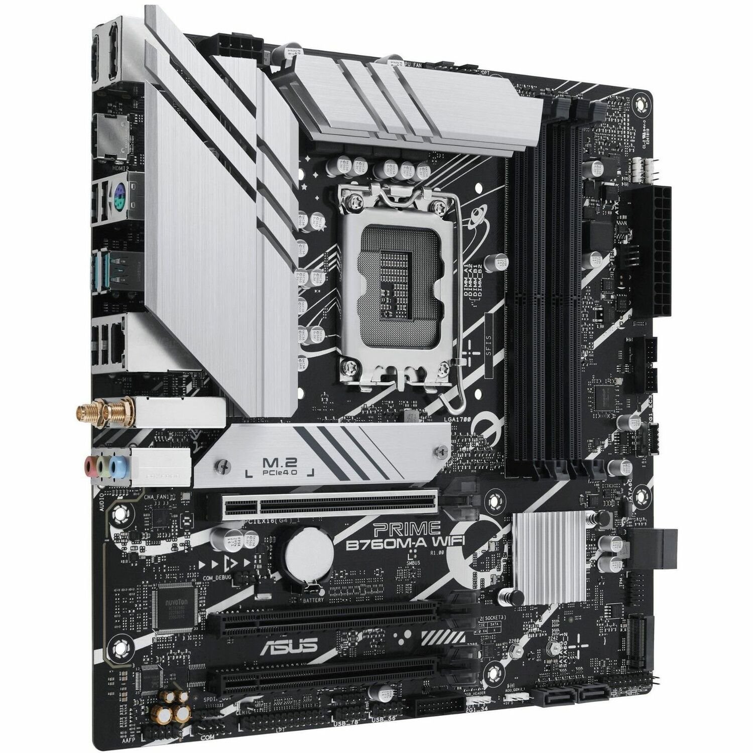 Asus Prime B760M-A WIFI Desktop Motherboard - Intel B760 Chipset - Socket LGA-1700 - Micro ATX