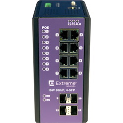 Extreme Networks ISW 8GBP,4-SFP 8 Ports Manageable Ethernet Switch - 10/100/1000Base-T