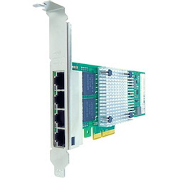 Axiom 10/100/1000Mbs Quad Port RJ45 PCIe x4 NIC Card for HP - 665240-B21