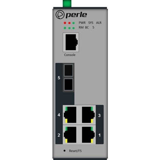Perle IDS-205F-CSD40-XT - Industrial Managed Ethernet Switch