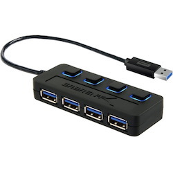 Sabrent 4-Port USB 3.0 Hub With Power Adapter