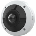 AXIS M4318-PLR 12 Megapixel Outdoor 4K Network Camera - Color - Fisheye - White - TAA Compliant
