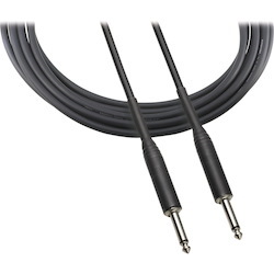 Audio-Technica 1/4" - 1/4" Phone Plug Instrument Cable. 10' (3.0 m) Length