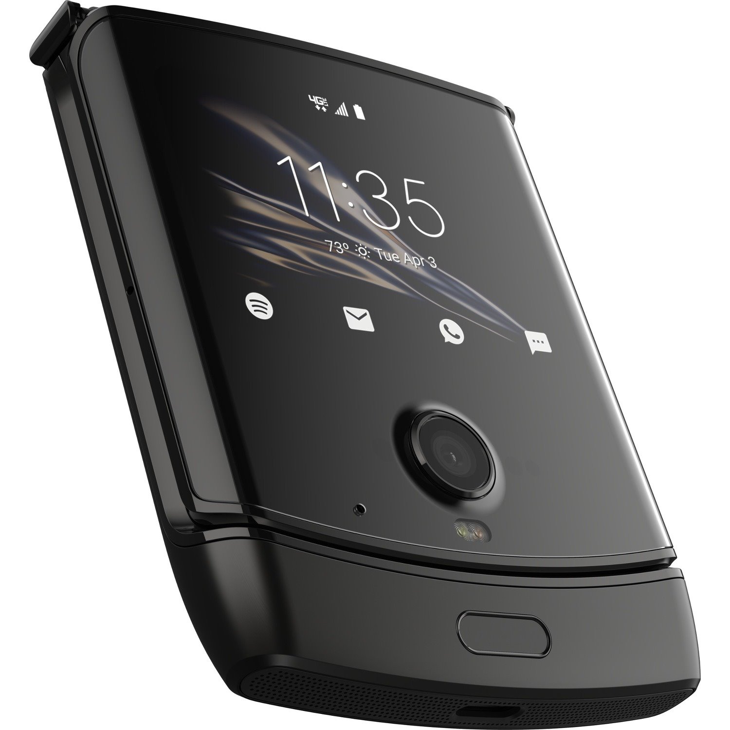 Motorola Mobility RAZR 128 GB Smartphone - 6.2" P-OLED/G-OLED HD 2142 x 876 - Kryo 360 GoldDual-core (2 Core) 2.20 GHz + Kryo 360 Silver Hexa-core (6 Core) 1.70 GHz - 6 GB RAM - Android 9.0 Pie - 4G