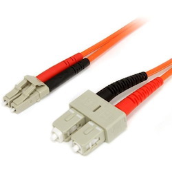 StarTech.com 7m Fiber Optic Cable - Multimode Duplex 62.5/125 - LSZH - LC/SC - OM1 - LC to SC Fiber Patch Cable