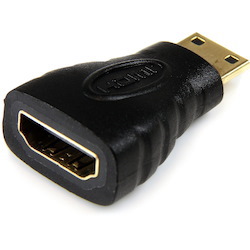 StarTech.com Mini HDMI to HDMI Adapter, 4K High Speed HDMI Adapter, 4K 30Hz Ultra HD High Speed HDMI Adapter, UHD Mini HDMI Adapter 4K
