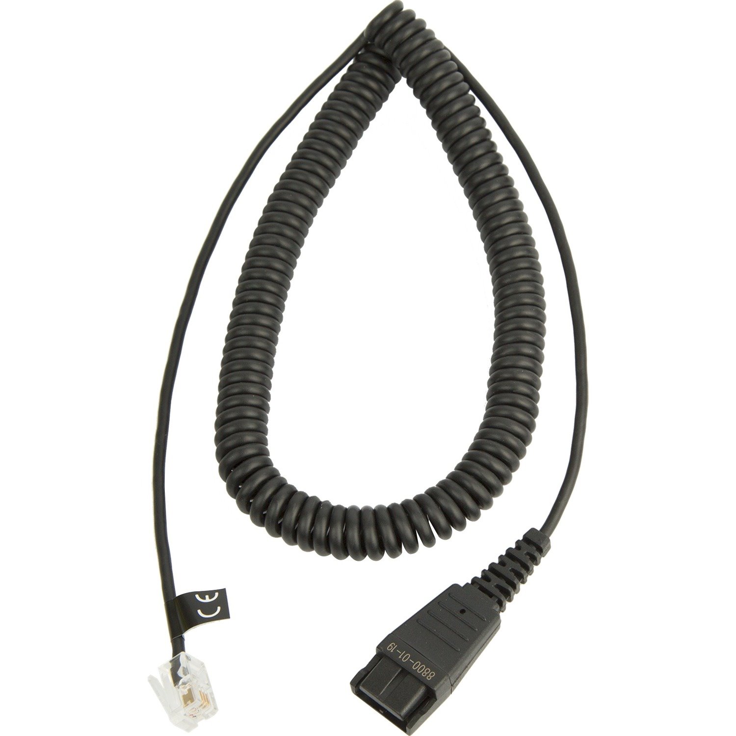 Jabra 8800-01-19 Coiled Phone Audio Cable Adapter