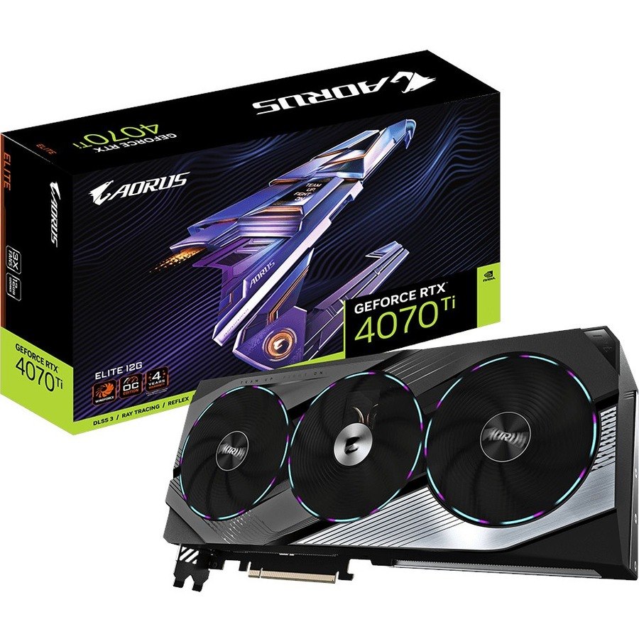 Aorus NVIDIA GeForce RTX 4070 Ti Graphic Card - 12 GB GDDR6X