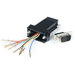 StarTech.com DB9 to RJ45 Modular Adapter - M/F - Serial adapter - DB-9 (M) - RJ-45 (F)