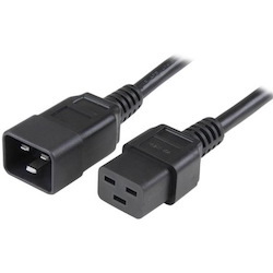 StarTech.com 3 ft Heavy Duty 14 AWG Computer Power Cord - C19 to C20