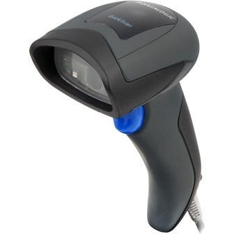 Datalogic QuickScan QD2430 Industrial, Retail Handheld Barcode Scanner Kit - Cable Connectivity - Black - USB Cable Included