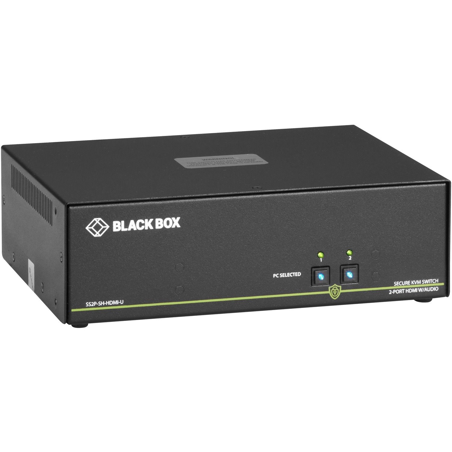 Black Box NIAP 3.0 Secure 2-Port Single-Head HDMI KVM Switch