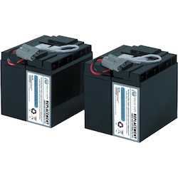 eReplacements Compatible Sealed Lead Acid Battery Replaces APC SLA55, APC RBC55, for use in APC Smart-UPS DLA2200, SMT2200, SMT3000, SUA2200, SUA3000, SUA48xlbp, SUA5000