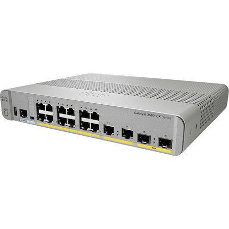 Cisco Catalyst 3560-CX 3560CX-8PC-S 8 Ports Manageable Layer 3 Switch - 10/100/1000Base-T, 1000Base-X