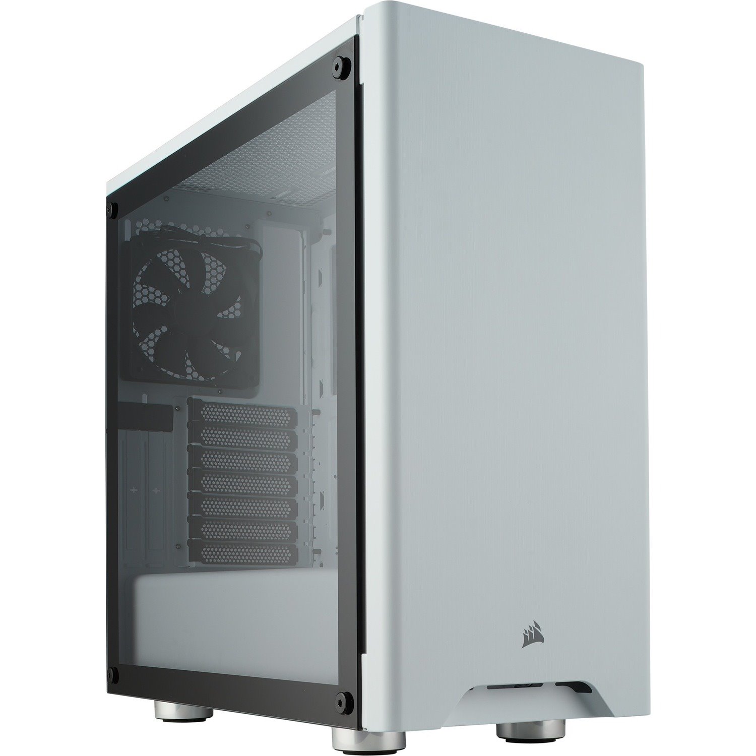 Corsair Carbide 275R Computer Case - ATX, Micro ATX, Mini ITX Motherboard Supported - Mid-tower - Steel, Plastic, Tempered Glass - White