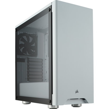 Corsair 275R Airflow Gaming Computer Case - ATX Motherboard Supported - Mid-tower - Steel, Tempered Glass - White