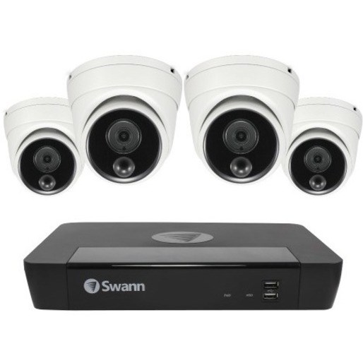 Swann SWNVK-886804D 8 Megapixel 8 Channel Night Vision Wired Video Surveillance System 2 TB HDD