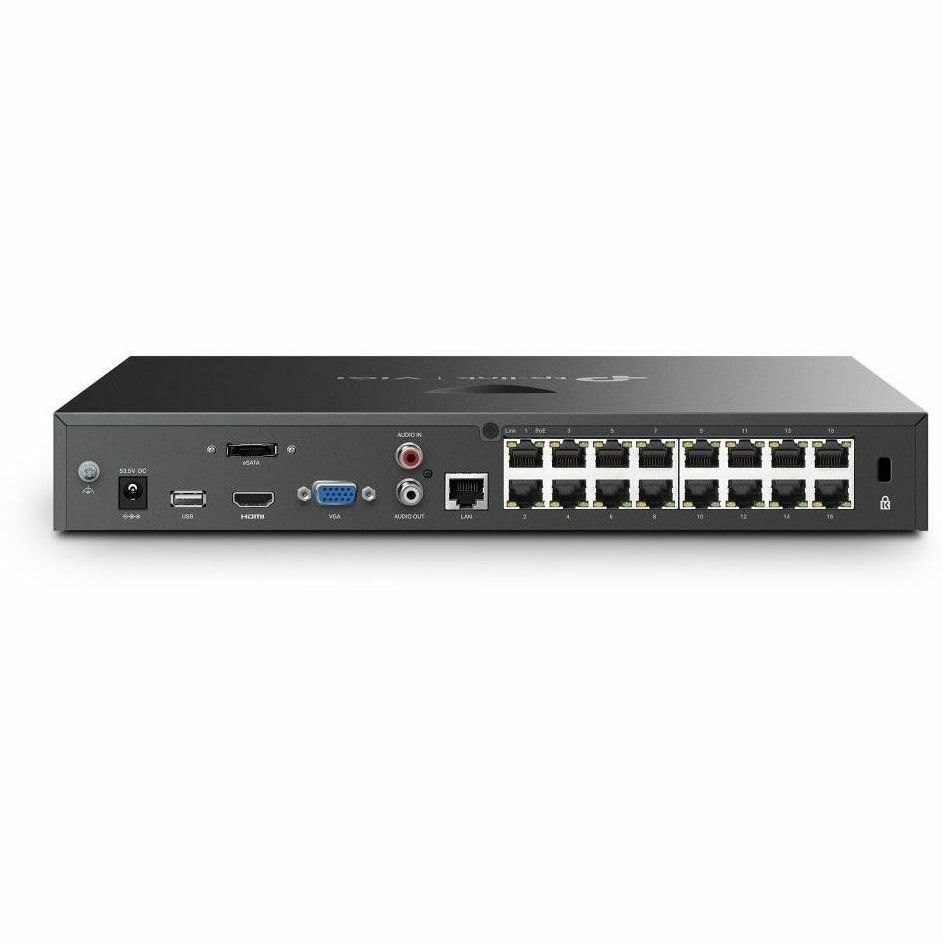 TP-Link VIGI 16 Channel PoE+ Network Video Recorder - 4 TB HDD