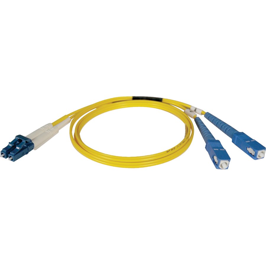 Eaton Tripp Lite Series Duplex Singlemode 9/125 Fiber Patch Cable (LC/SC), 25M (82 ft.)